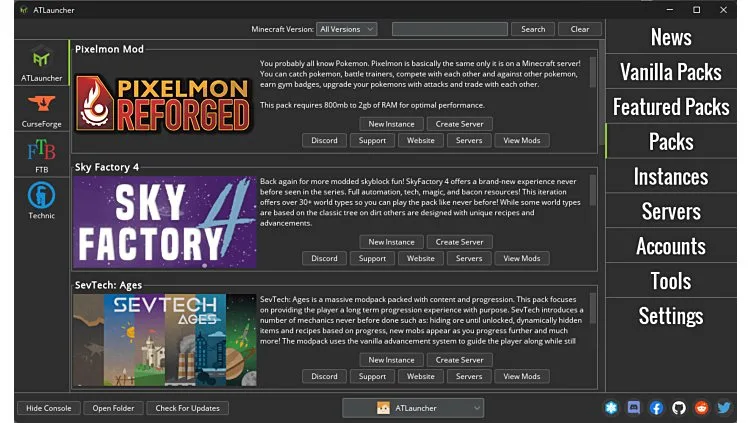 20 Best Minecraft Launchers 2024 Atlauncher